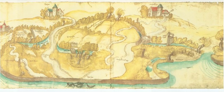 Bild historische Landkarte
